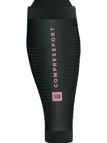 Compressport kompresijske čarape za potkoljenice R2 EAT MY DUST! crna