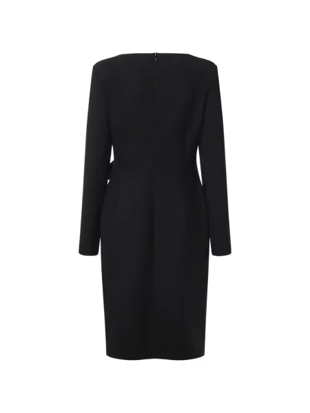 Rochie midi Genny cu funde negru