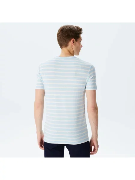 ФУТБОЛКА LACOSTE блакитна