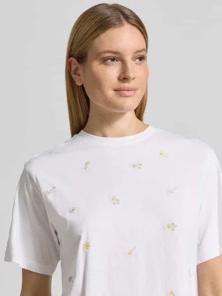 T-shirt z rękawem Jake*s Casual biała