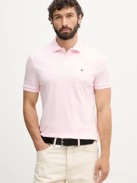 Tommy Hilfiger Πόλο ανδρικό ροζ