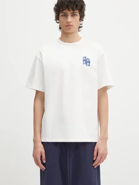 Ader Error t-shirt Apparel-Top z nadrukiem biały
