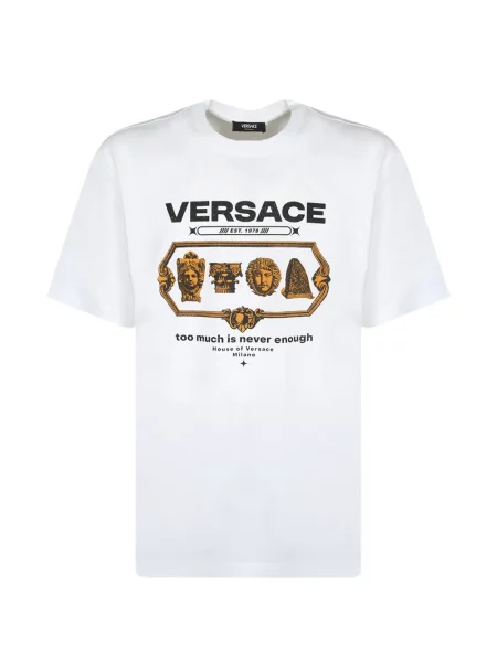 Tricou Versace cu imagine alb