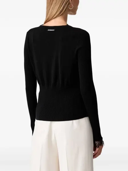 Cardigan Pinko de lână negru