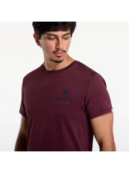 Tricou SAYSKY Statement Pace T-Shirt Burgundy L