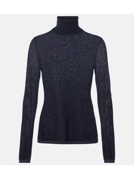 Heláncă Gabriela Hearst de mătase albastru