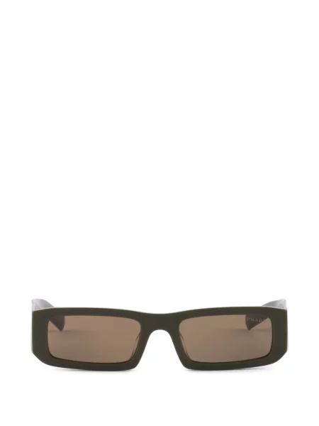 Ochelari de soare Prada Eyewear cu autograf verde