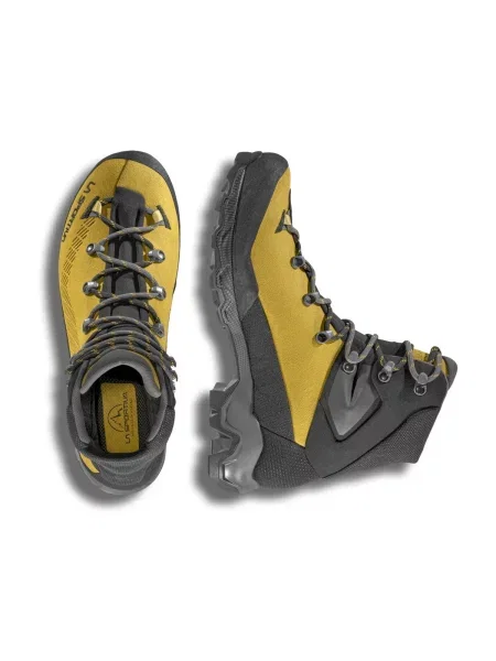 Pánske vysokohorské topánky La Sportiva Aequalibrum Trek GTX savanna/carbon žltá