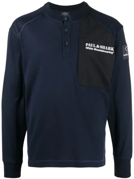 Tricou White Mountaineering cu imagine alb
