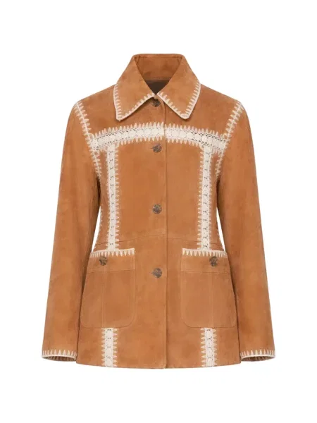 Kurtka Sea zamszowa brązowa