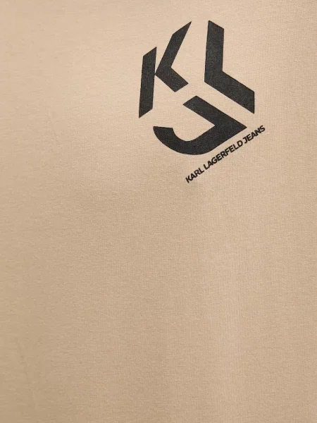 Футболка Karl Lagerfeld Jeans с принтом черная