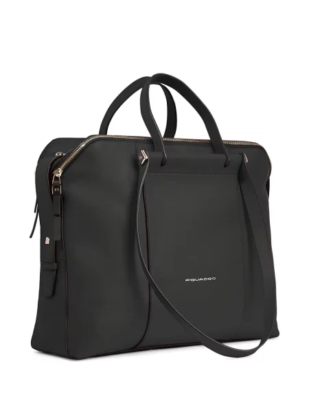 Torba na laptopa Piquadro czarna