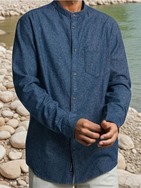 Sinsay košile námořnická modrá