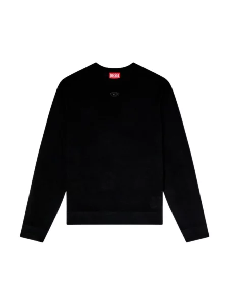 Sweter Diesel wełniany czarny