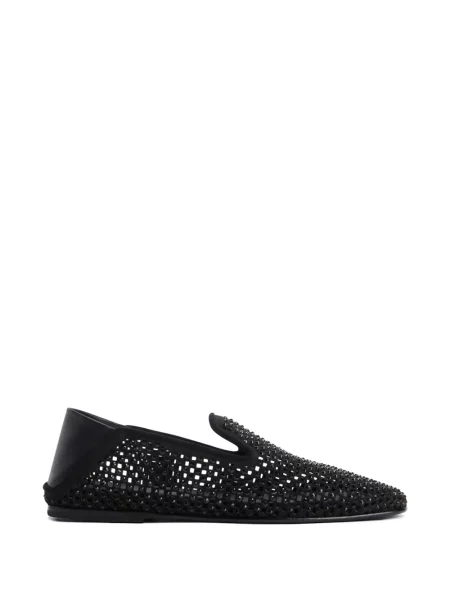 Stras pantofi loafer Giuseppe Zanotti negru