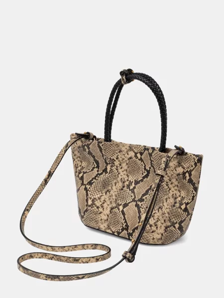 Tommy Hilfiger torebka crossbody skórzana beżowa