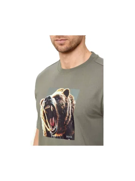 Hugo Koszulki Mężczyzna M T-shirt szary