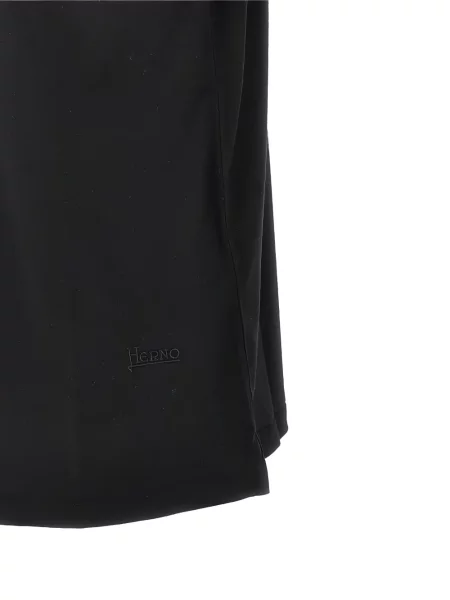 Tricou Herno de lână cu decolteu rotund negru