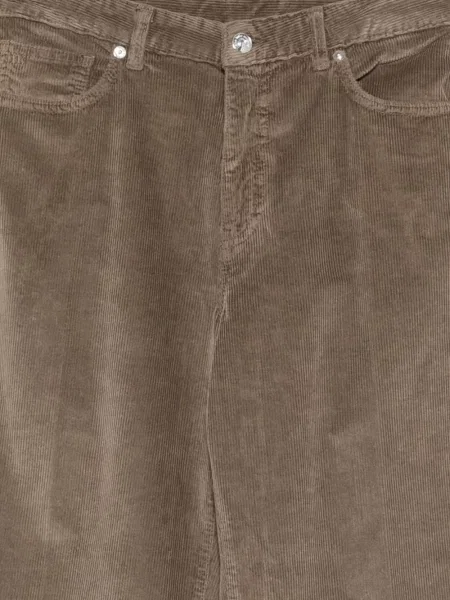 Pantaloni Nine In The Morning de catifea cord maro