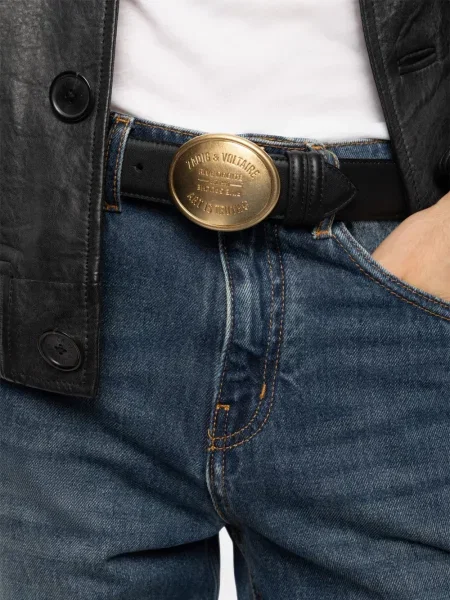 Cu centură curea Zadig&voltaire negru