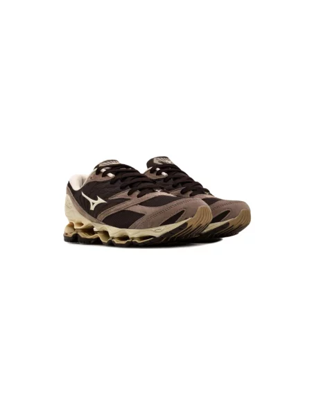 Sneakersy Mizuno skórzane brązowe