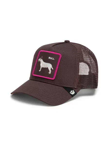 Goorin Bros czapka z daszkiem trucker Shadow Bull Terrier brązowa