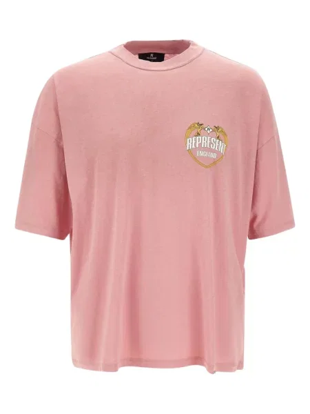 Majica Represent s printom ružičasta