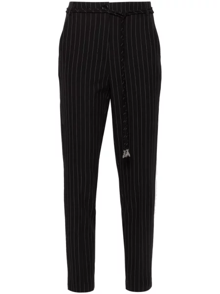 Pantaloni Patrizia Pepe cu dungi negru