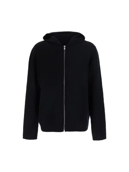 Kardigan Rick Owens z kapturem czarny
