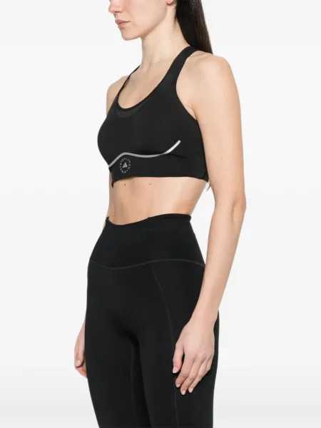 Sutien Adidas By Stella Mccartney plasă negru