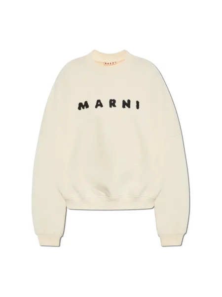 Bluza Marni z logo biała