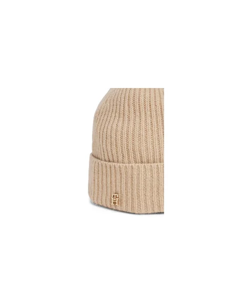 Tommy Hilfiger Čiapka Th Cashmere béžová