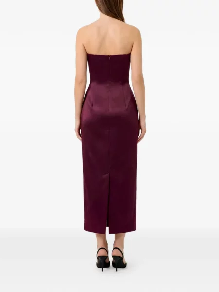 Rochie midi Nicholas până la genunchi de costum violet