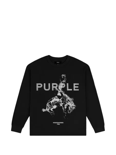 Tricou Purple Brand lung negru