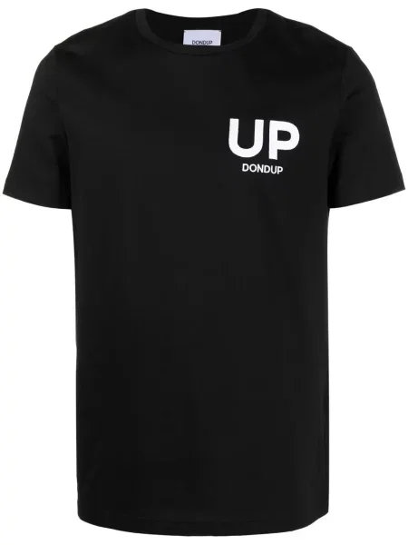 Tricou Dondup cu broderie negru