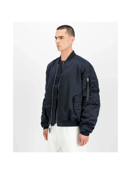 Kurtka bomber Alpha Industries niebieski