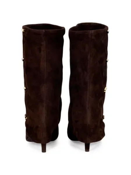 Botine Chantal din piele de căprioară maro