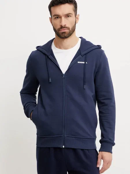 Rossignol hanorac Presset bărbați marin cu glugă cu imprimeu albastru