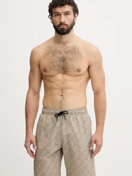 Emporio Armani pantaloni scurți de baie pentru bărbați bej
