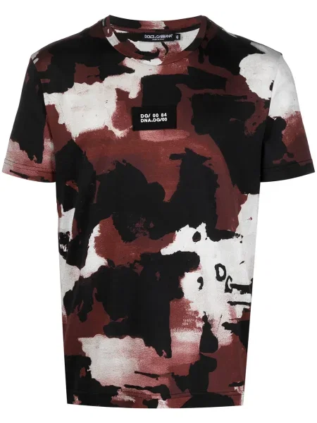 Tricou Dolce & Gabbana cu imagine cu model camuflaj