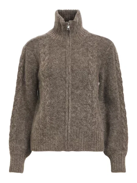 OBJECT Kardigan OBJNete čokolada