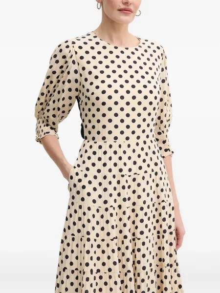 Rochie midi Pedro Del Hierro cu buline până la genunchi de costum