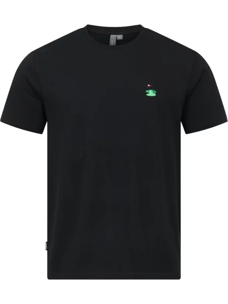 Ragwear Tričko zelená / světle zelená / červená černá
