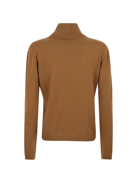 Pulover Kiton tricotate maro