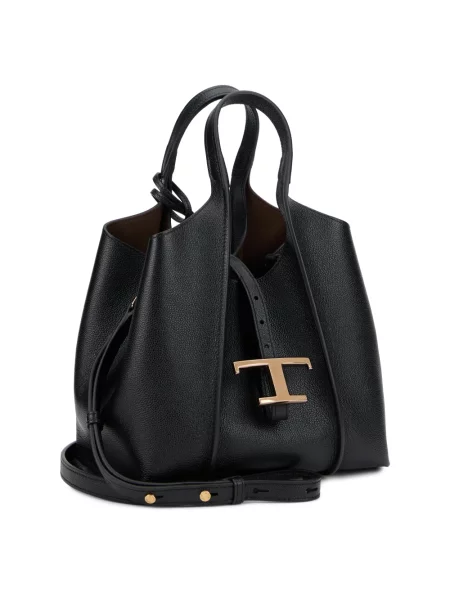 Shopperka Tod's skórzana czarna