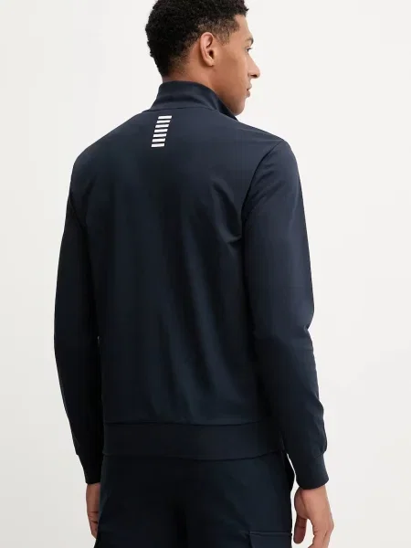 Свитер Ea7 Emporio Armani с принтом черный