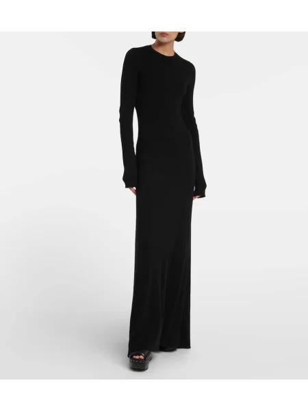 Sandale Rick Owens din piele cu platformă negru
