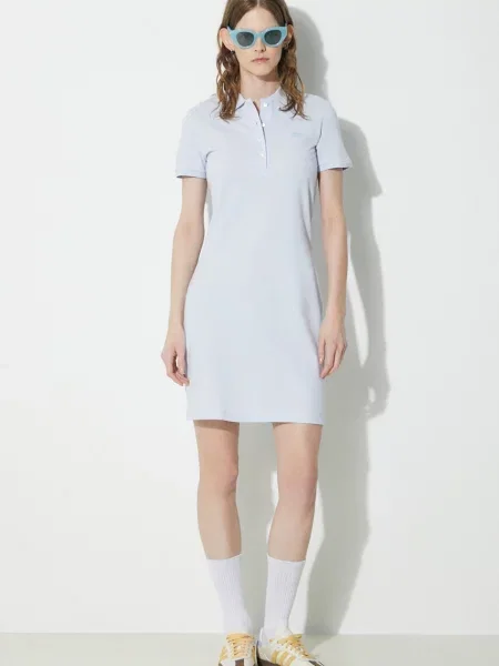 Lacoste rochie simplă cu albastru
