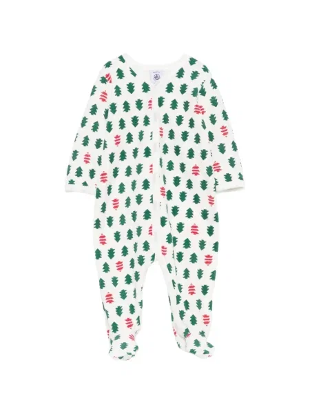 Piżama dziecięca Petit Bateau biała