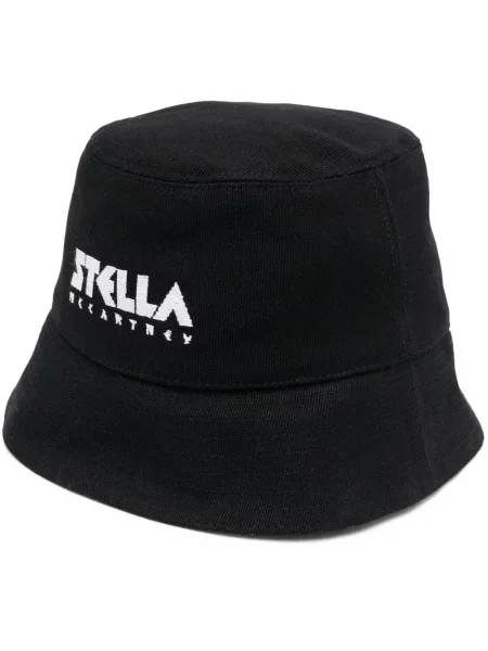 Pălărie Stella Mccartney cu broderie negru